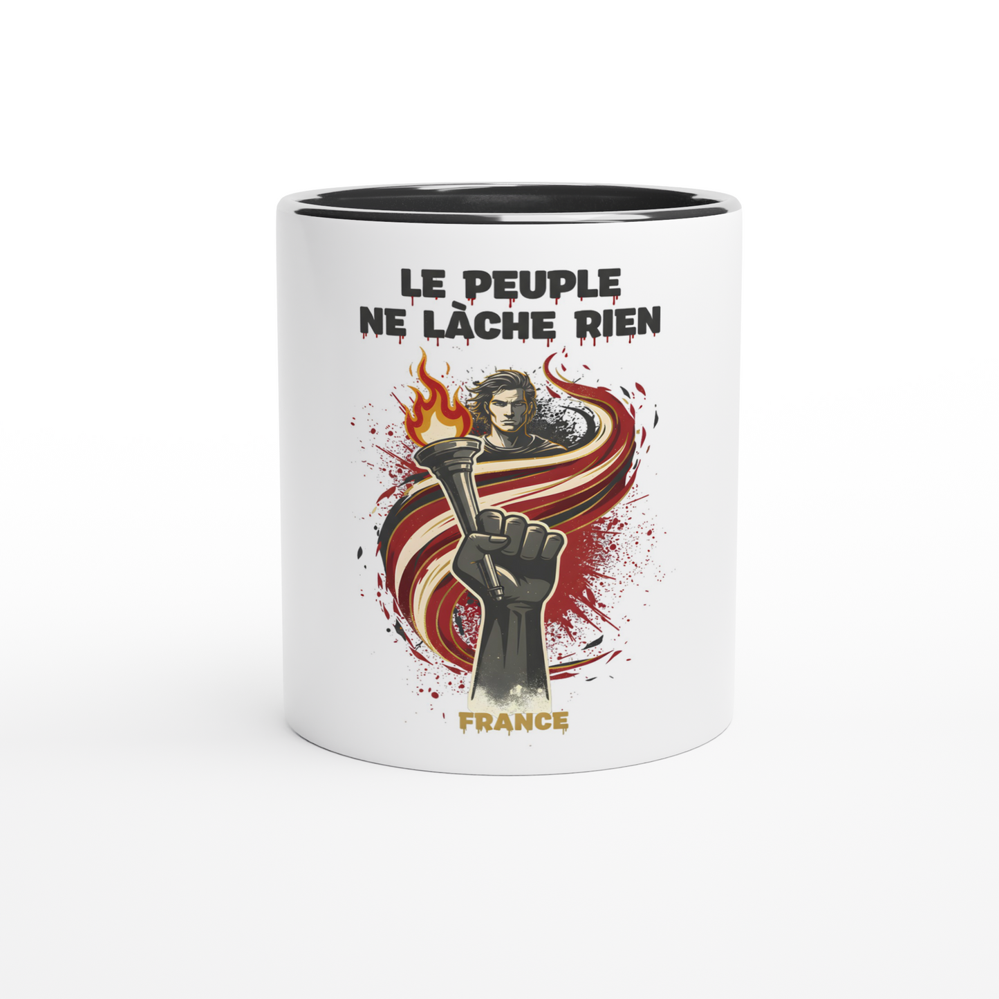 Mug en céramique le peuple lâche rien de 325 ml (11 oz)
