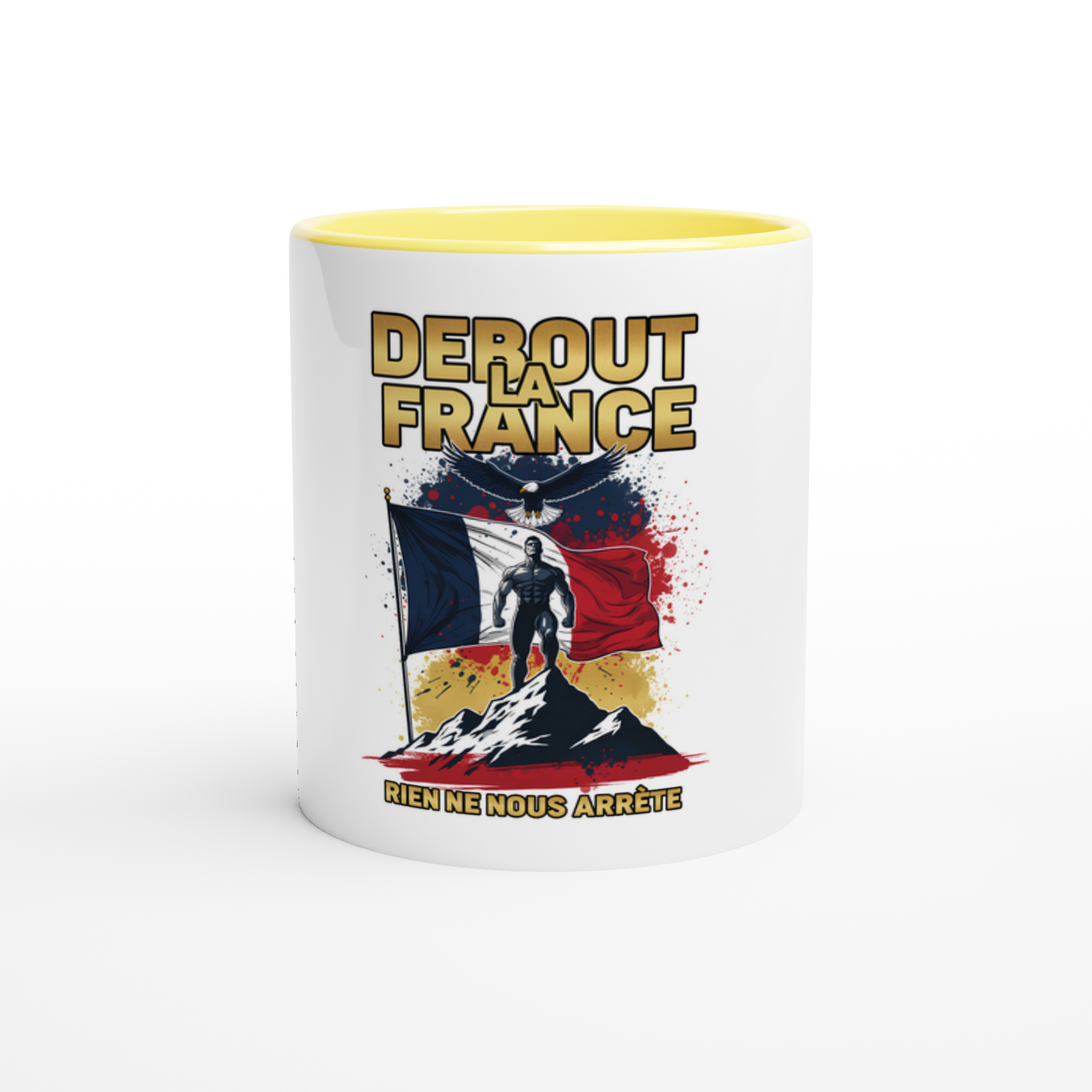 Mug en céramique debout la France  de 325 ml (11 oz)