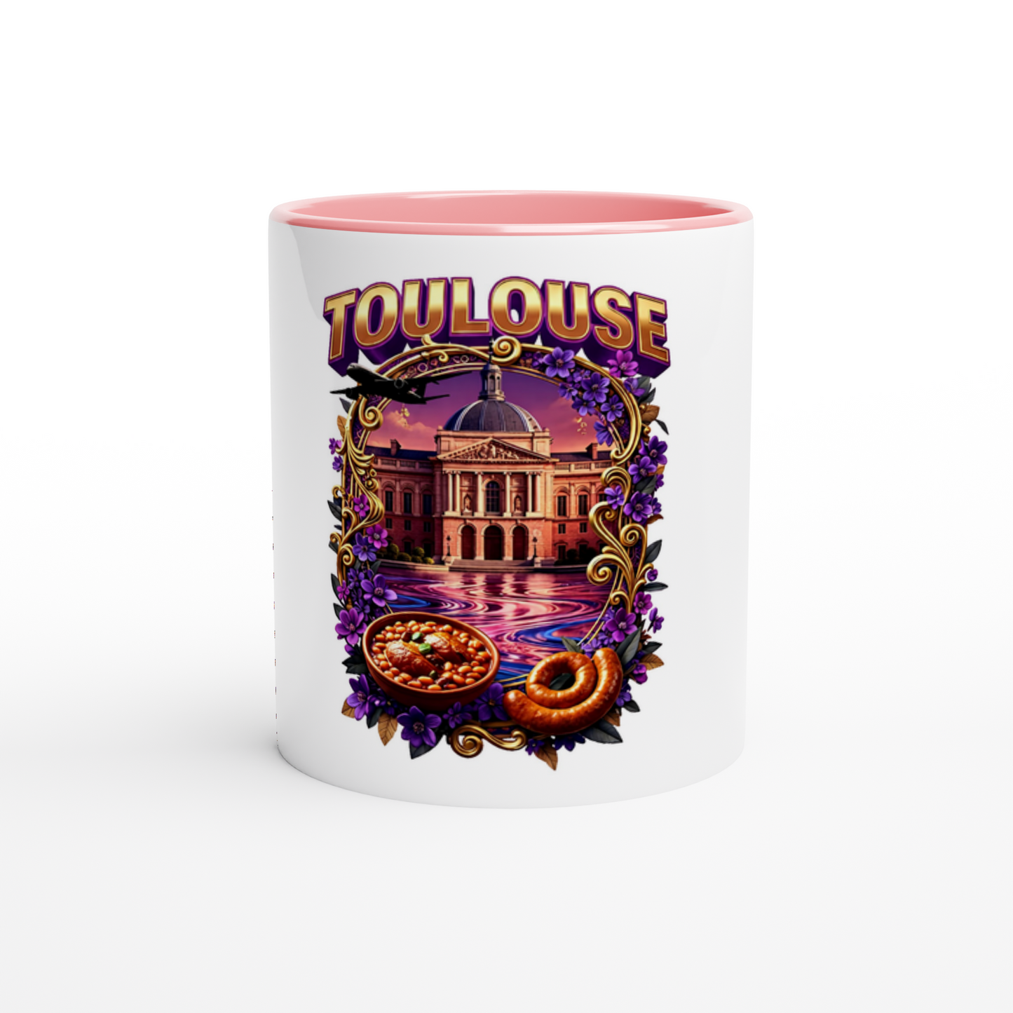 Mug en céramique Toulouse ville de France de 325 ml (11 oz)