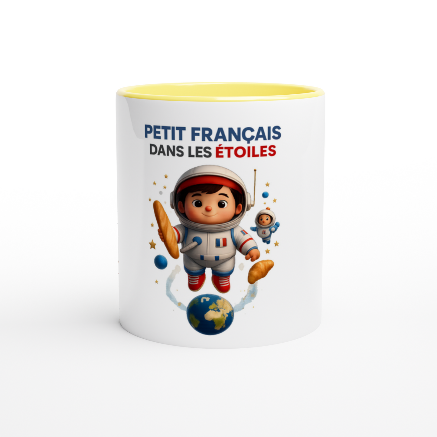 Mug en céramique petit Français dans les étoiles  de 325 ml (11 oz)