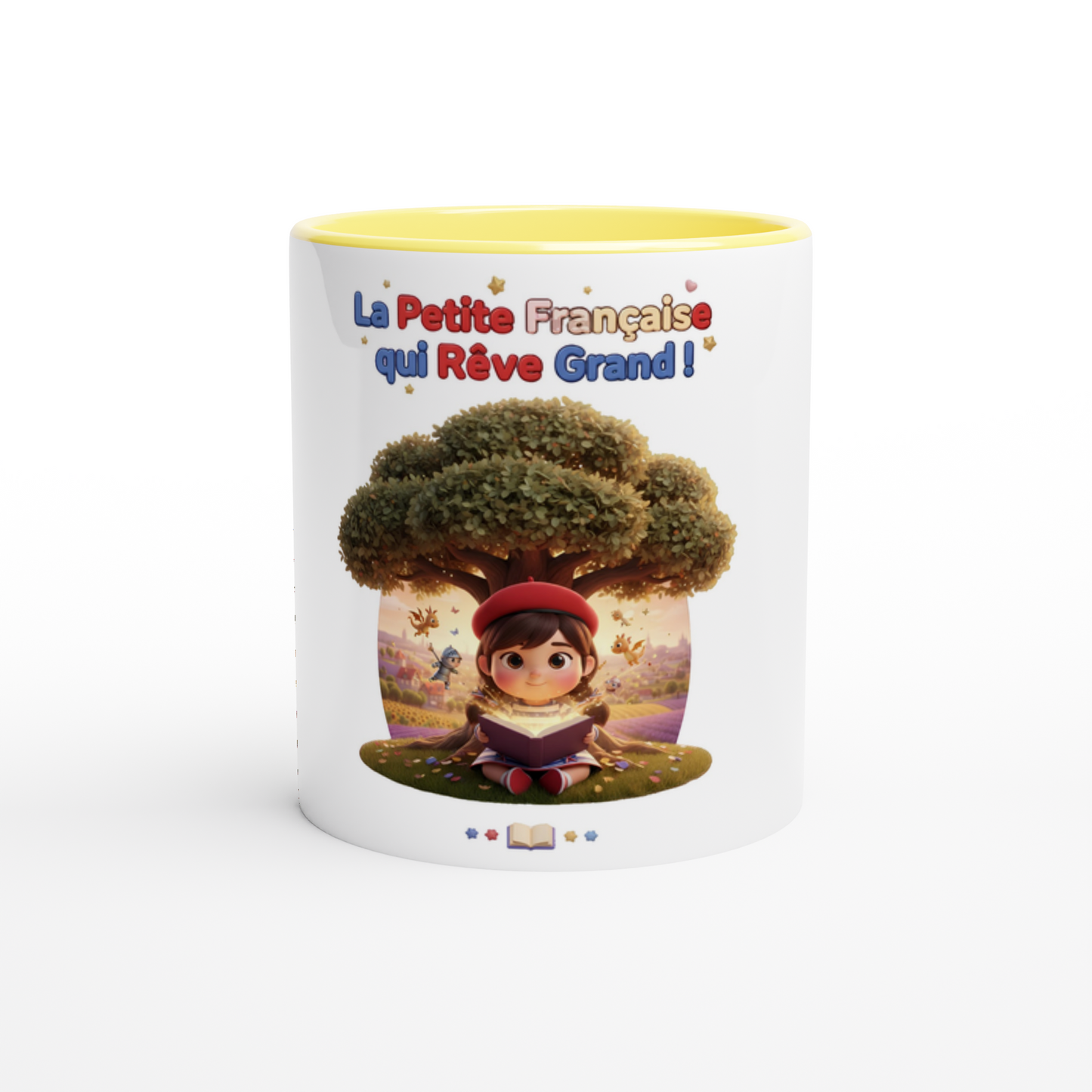 Mug en céramique petite française qui rêve grand  de 325 ml (11 oz)
