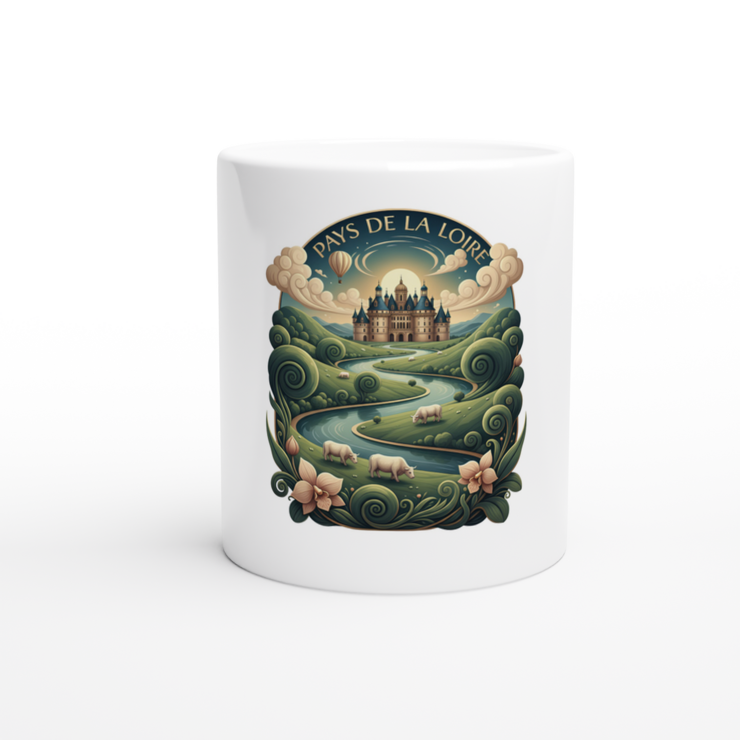 Mug en céramique pays de la Loire  de 325 ml (11 oz)