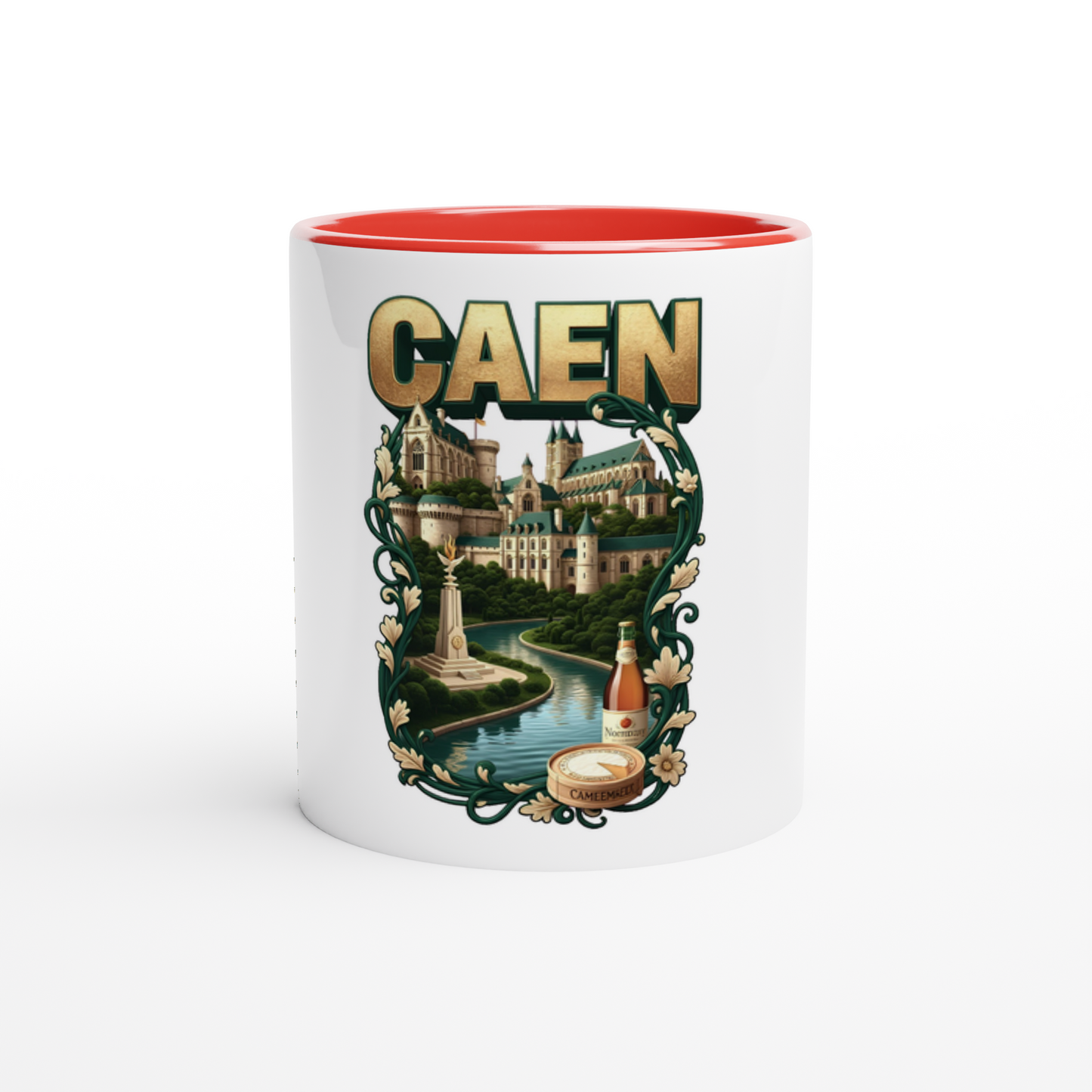 Mug en céramique Caen ville de France  de 325 ml (11 oz)