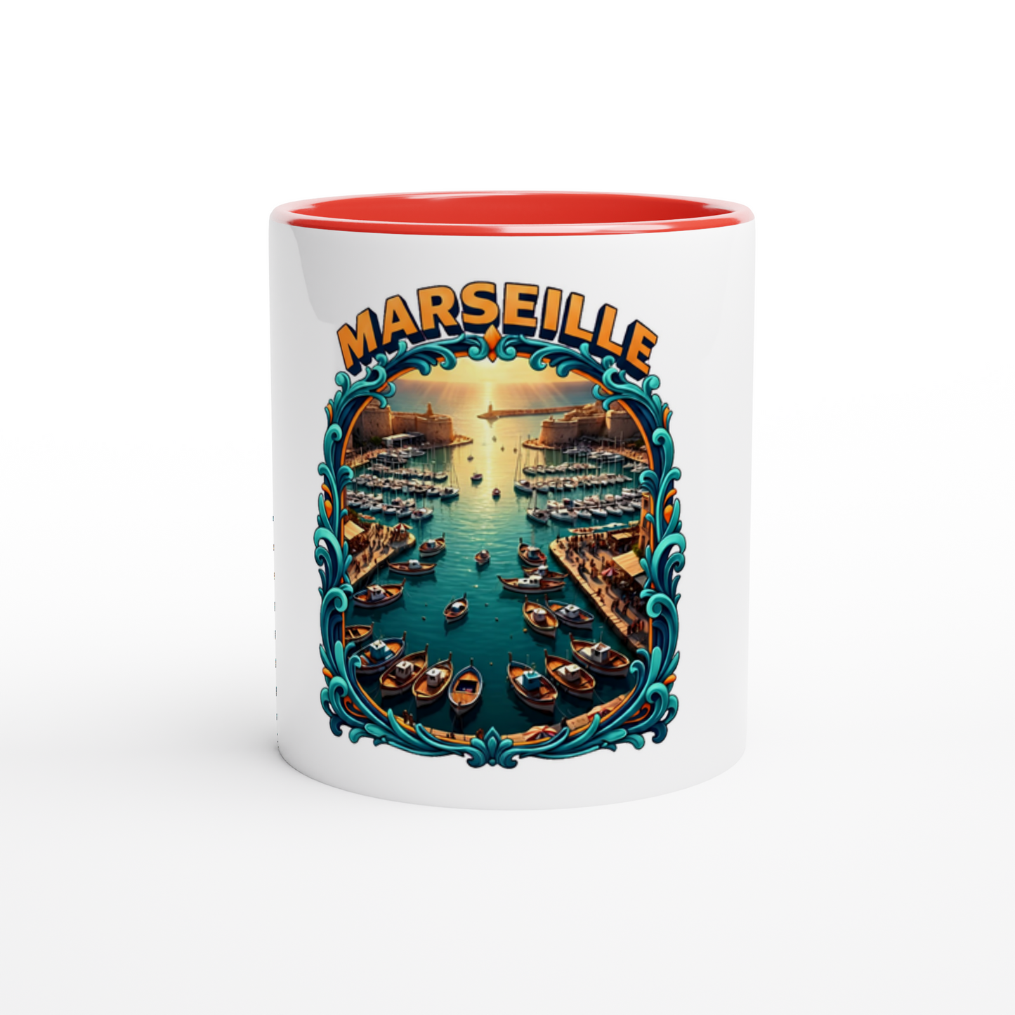 Mug en céramique des villes de France   Marseille  de 325 ml (11 oz)