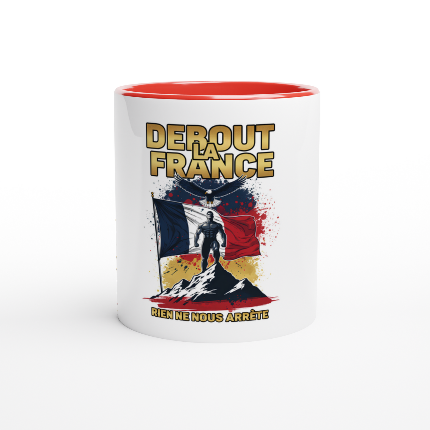 Mug en céramique debout la France  de 325 ml (11 oz)