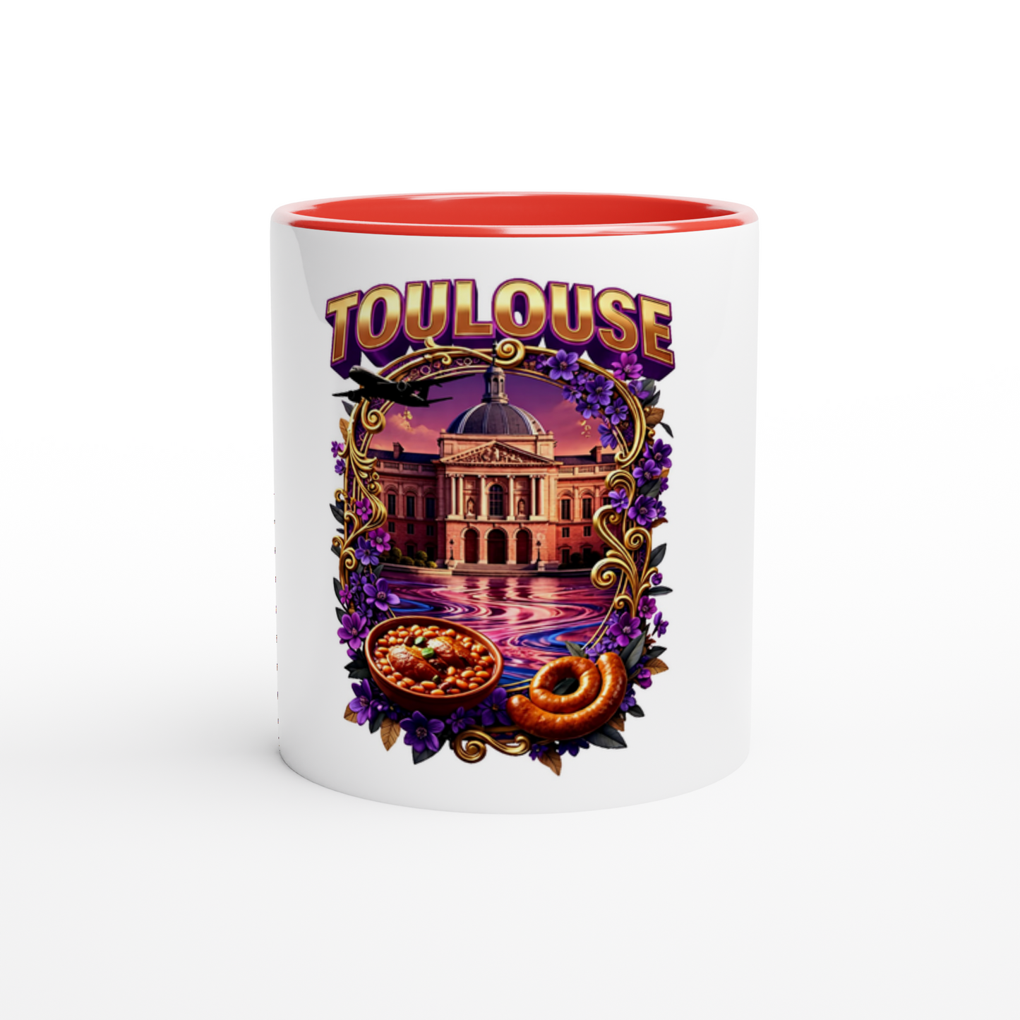 Mug en céramique Toulouse ville de France de 325 ml (11 oz)