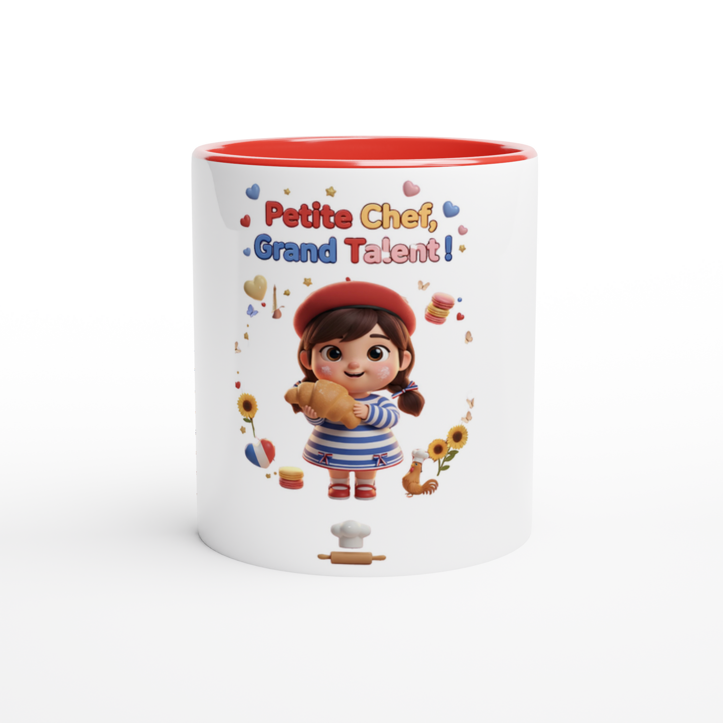 Mug en céramique petite chef grand talent  de 325 ml (11 oz)