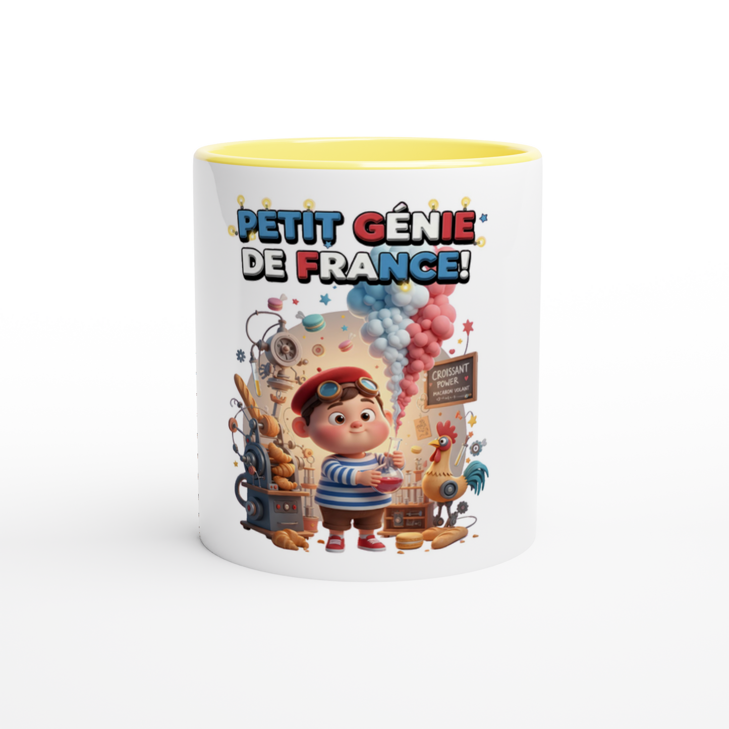 Mug en céramique petit génie Français de 325 ml (11 oz)
