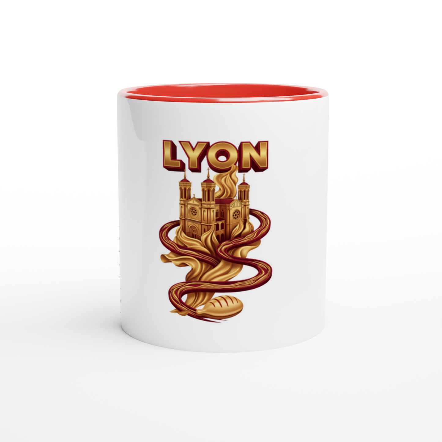 Mug en céramique Lyon  ville France de 325 ml (11 oz)