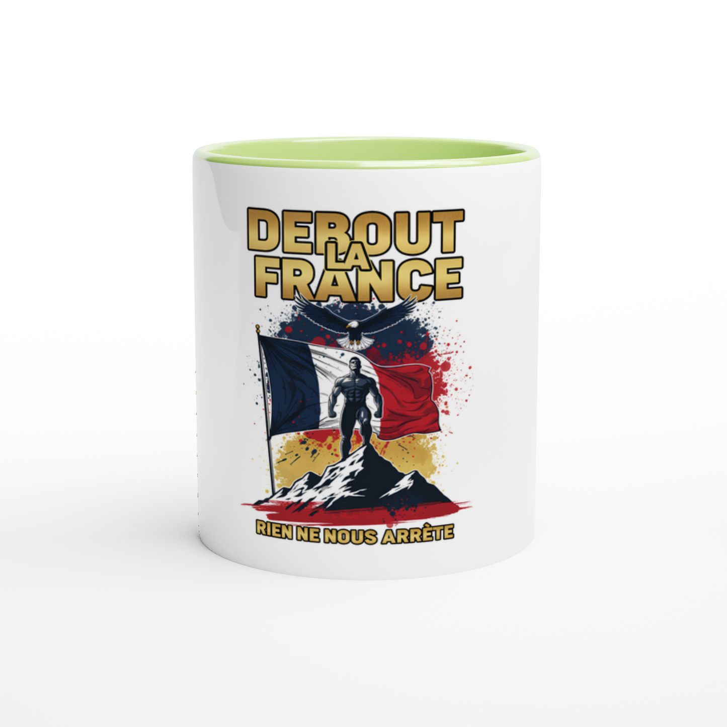 Mug en céramique debout la France  de 325 ml (11 oz)