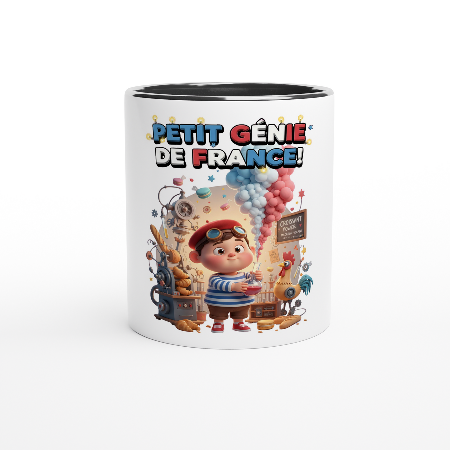 Mug en céramique petit génie Français de 325 ml (11 oz)