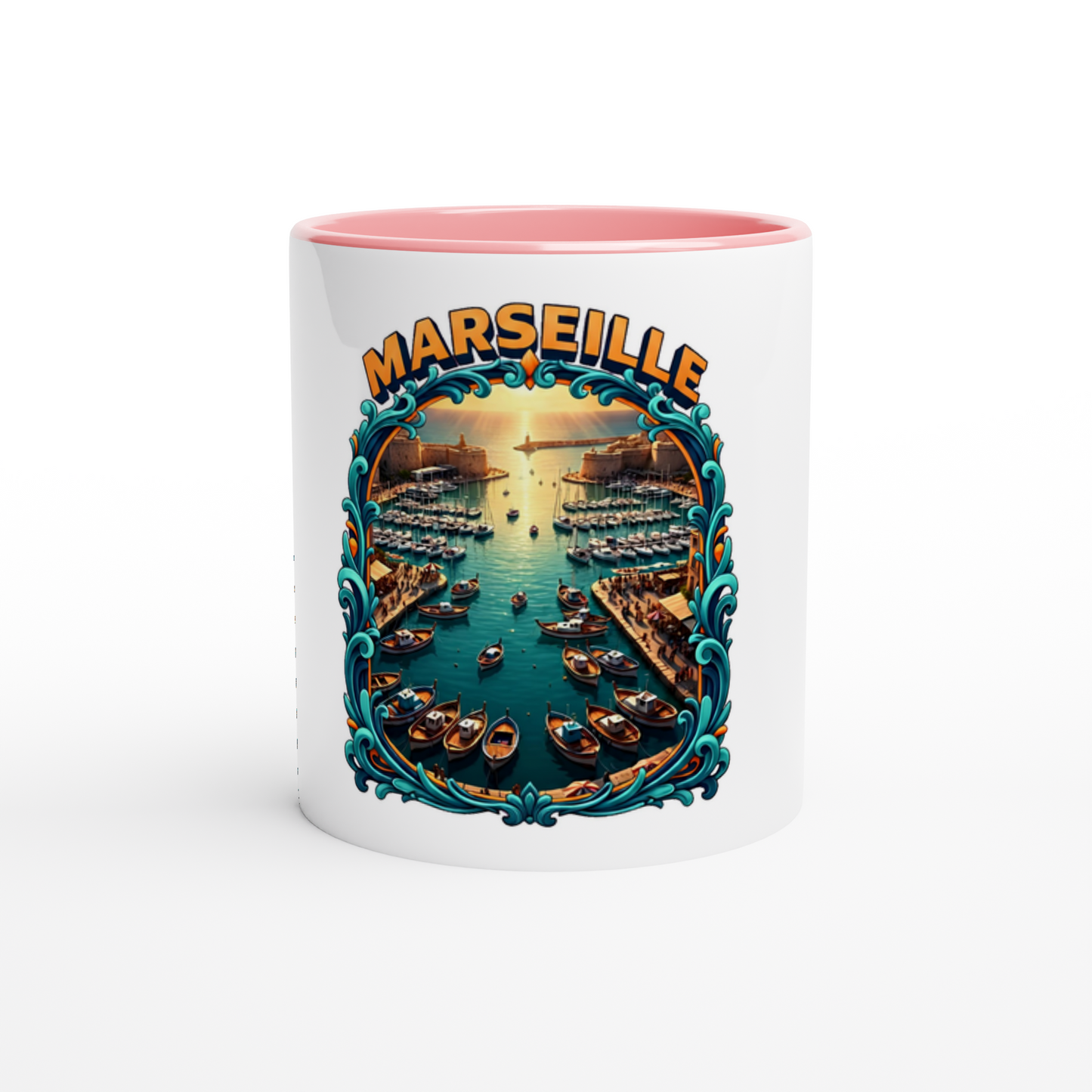 Mug en céramique des villes de France   Marseille  de 325 ml (11 oz)