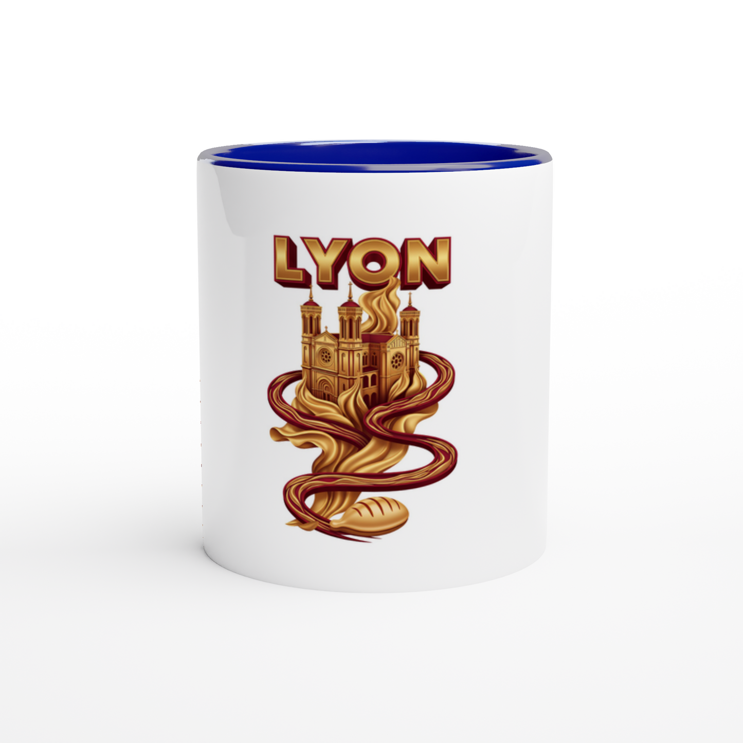 Mug en céramique Lyon  ville France de 325 ml (11 oz)