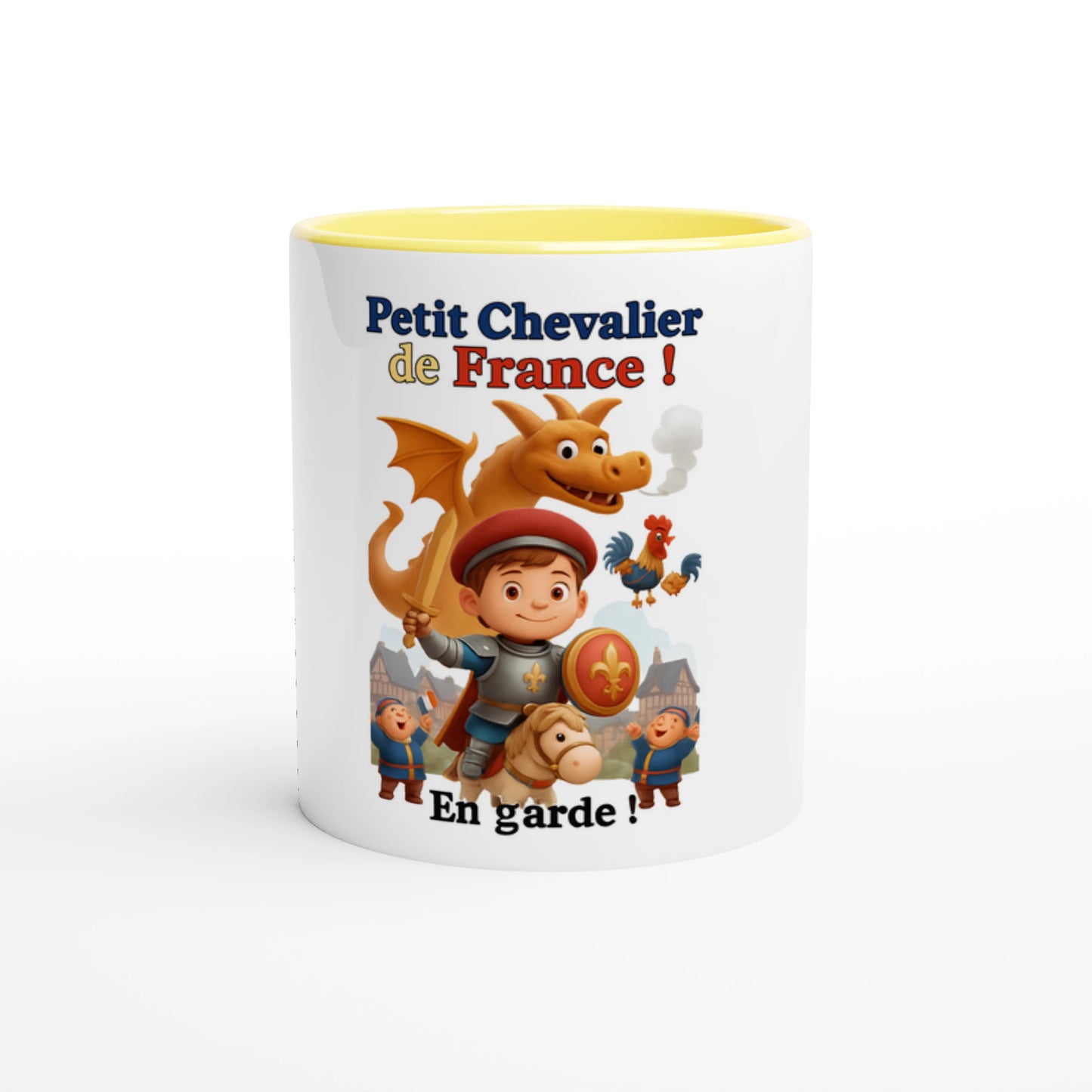 Mug en céramique petit chevalier de France  de 325 ml (11 oz)