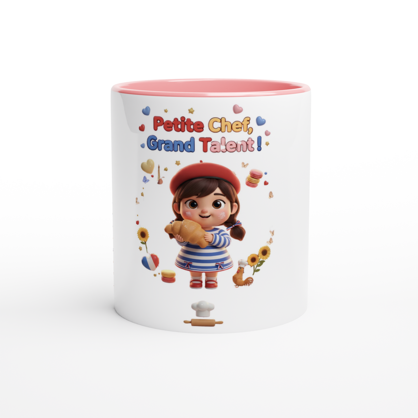 Mug en céramique petite chef grand talent  de 325 ml (11 oz)