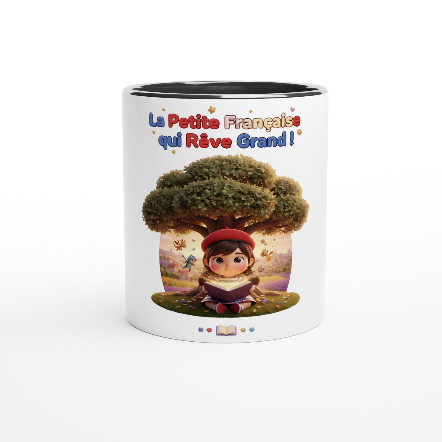 Mug en céramique petite française qui rêve grand  de 325 ml (11 oz)