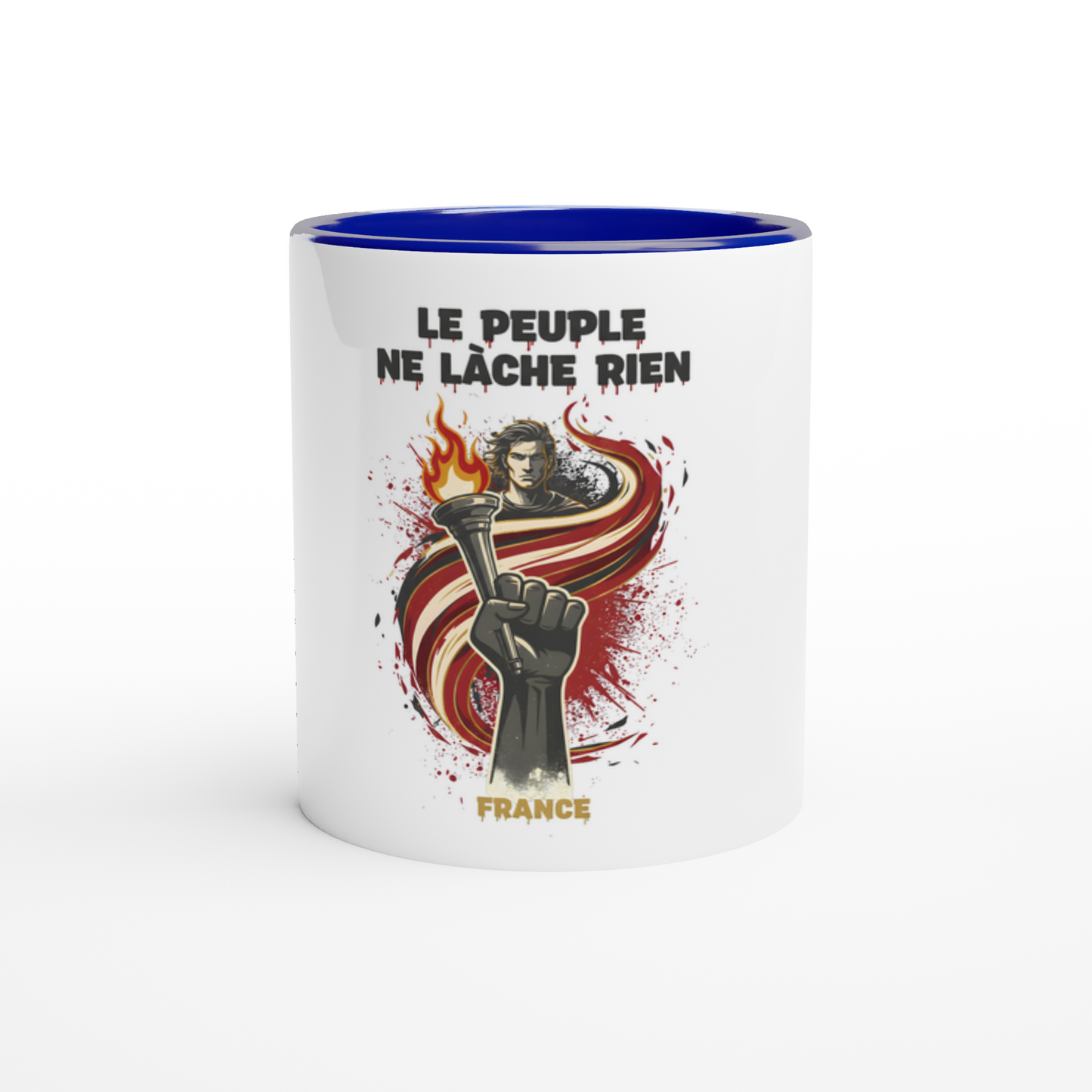 Mug en céramique le peuple lâche rien de 325 ml (11 oz)