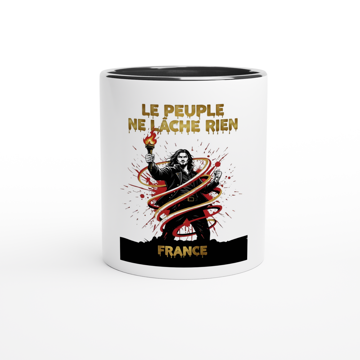 Mug en céramique le peuple lâche rien de 325 ml (11 oz)