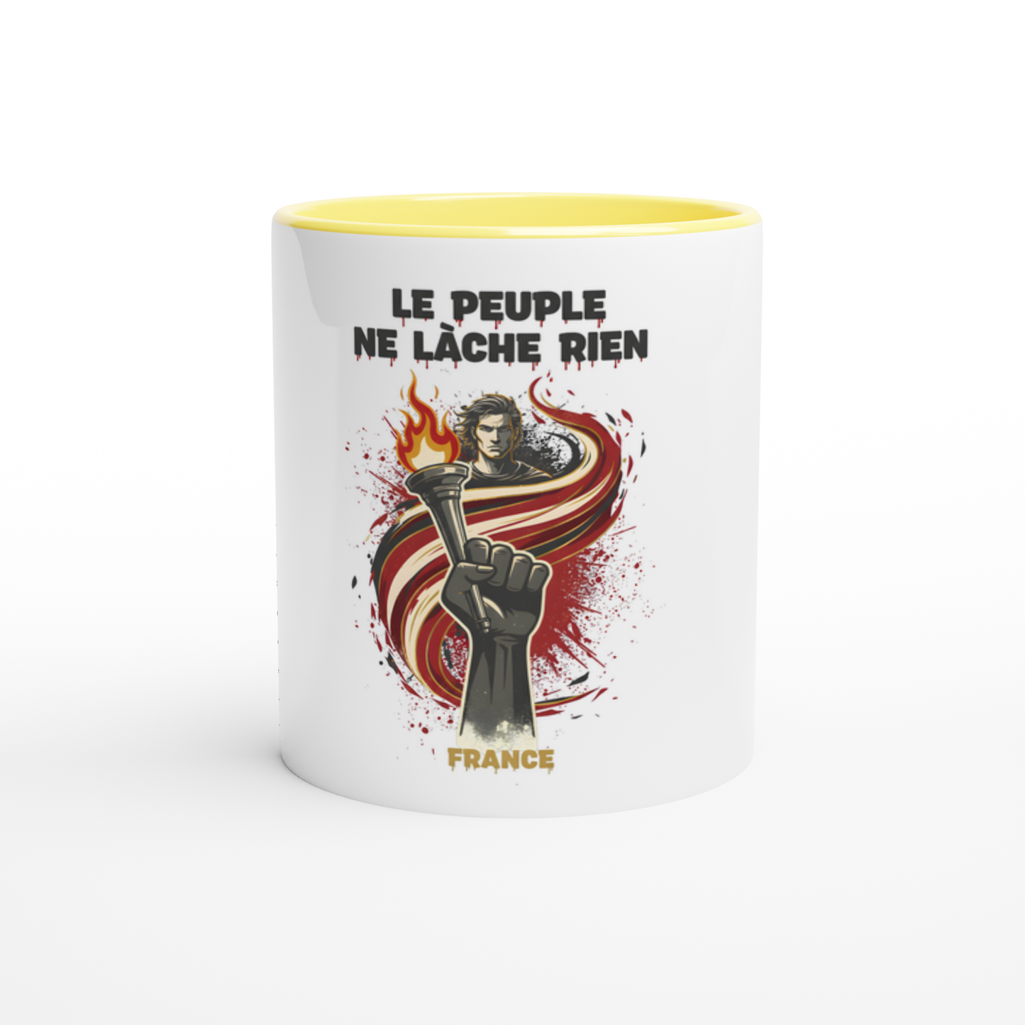 Mug en céramique le peuple lâche rien de 325 ml (11 oz)