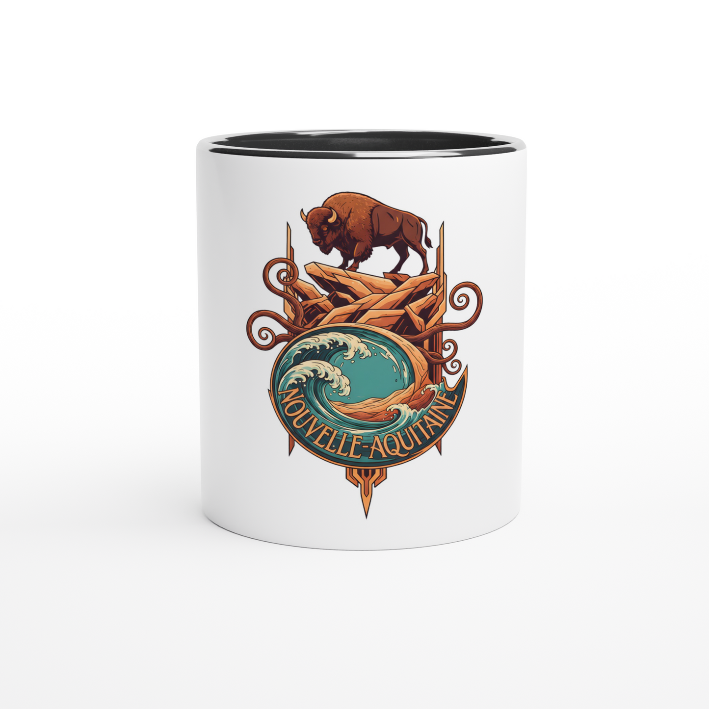 Mug en céramique nouvelle aquitaine   de 325 ml (11 oz)