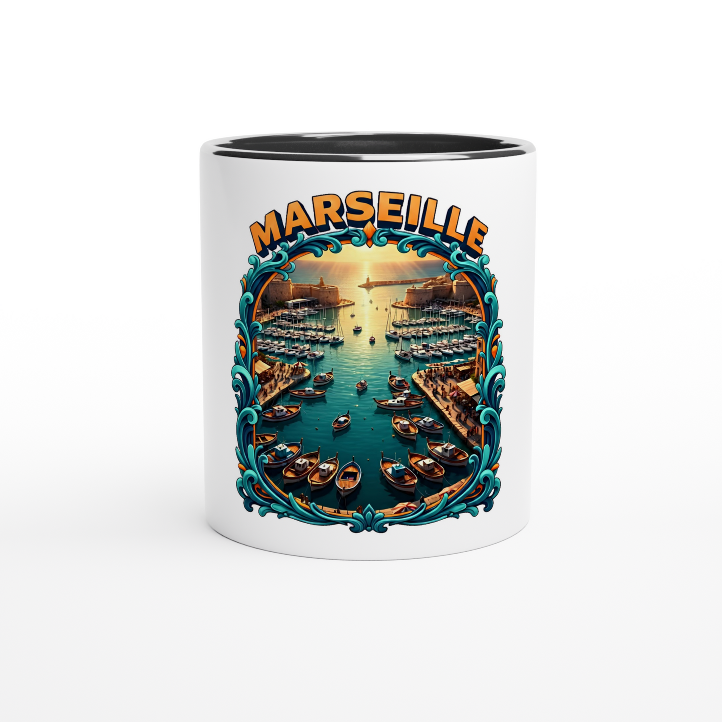 Mug en céramique des villes de France   Marseille  de 325 ml (11 oz)