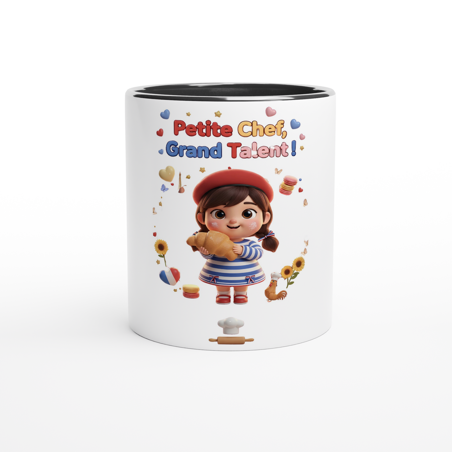 Mug en céramique petite chef grand talent  de 325 ml (11 oz)