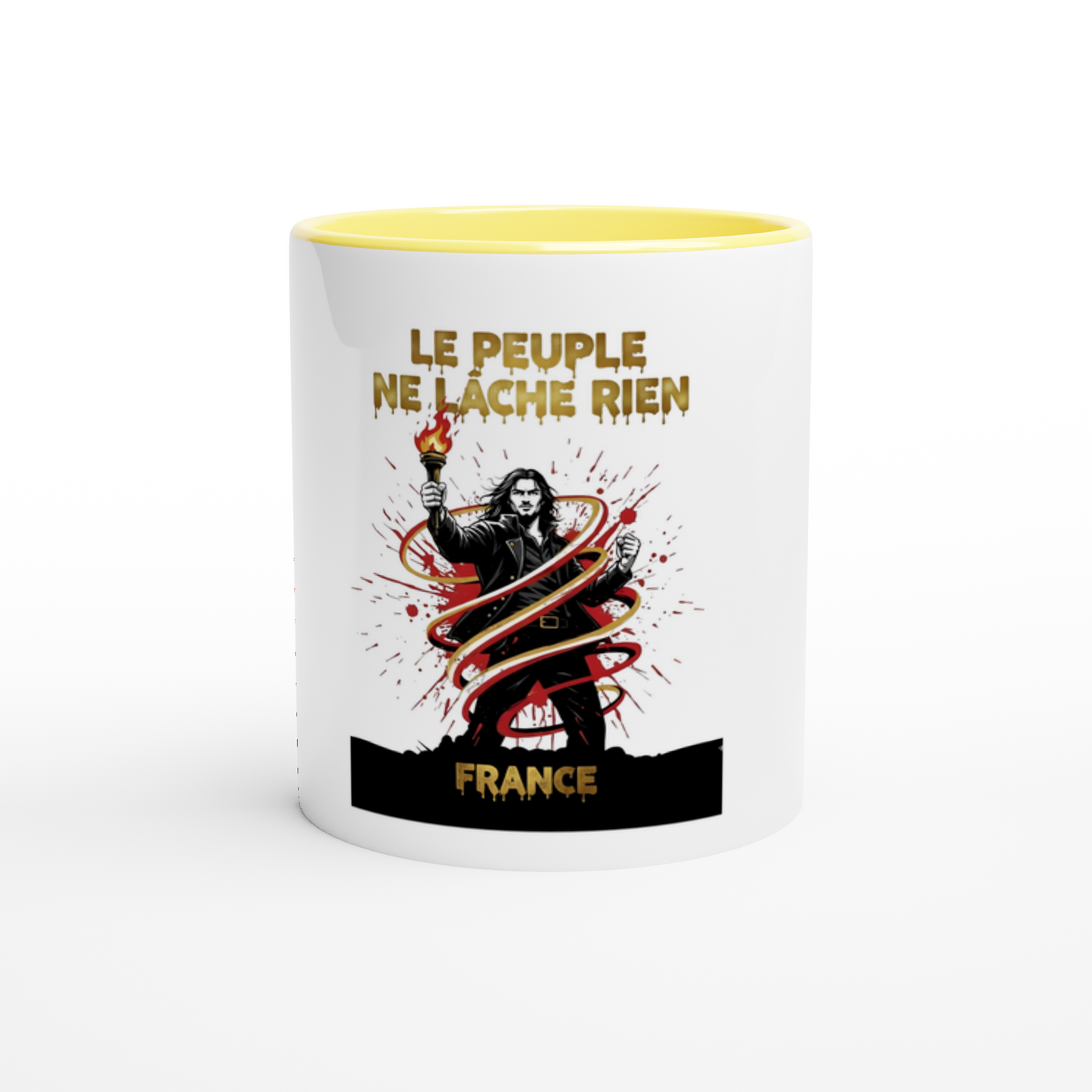 Mug en céramique le peuple lâche rien de 325 ml (11 oz)