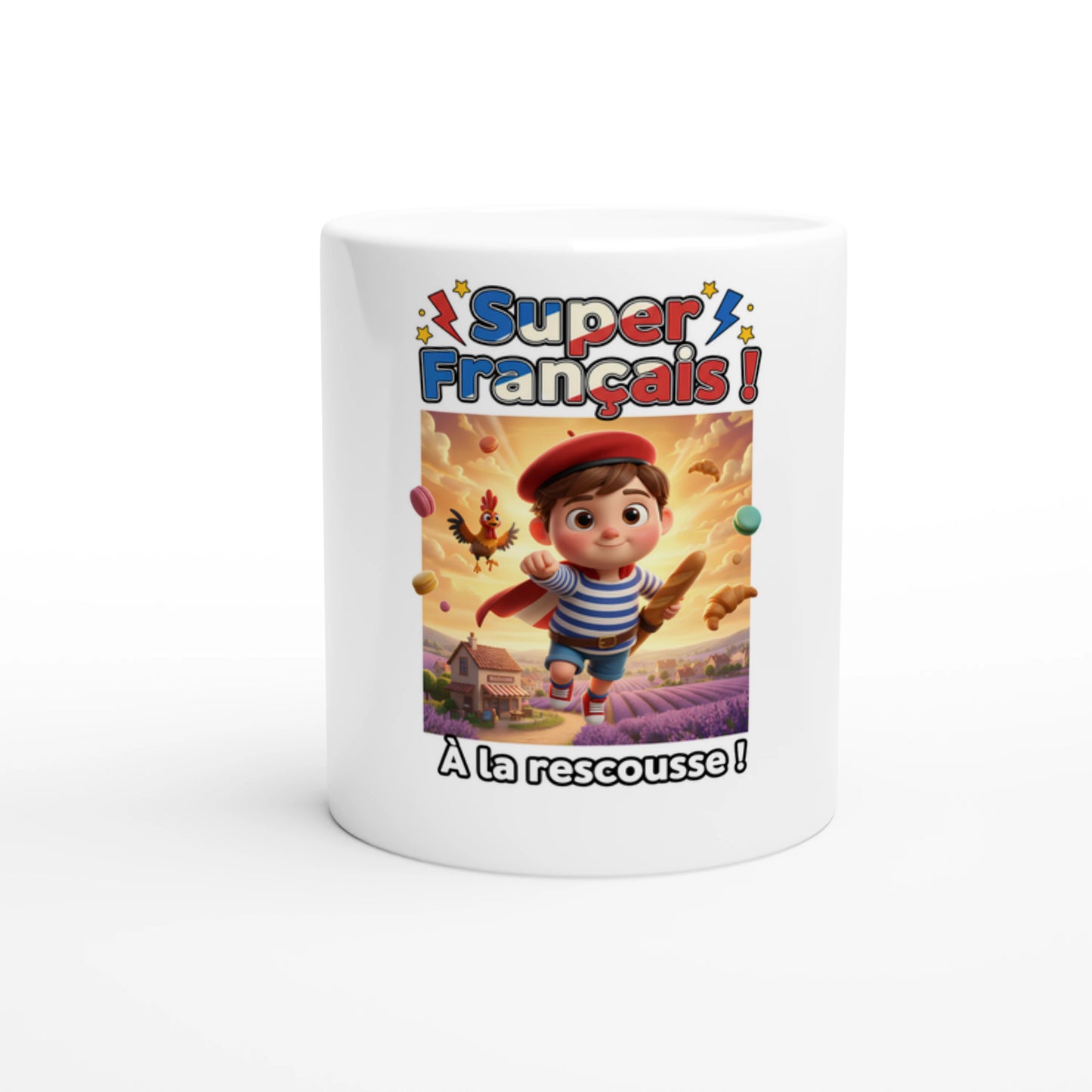 Mug en céramique super Français  de 325 ml (11 oz)