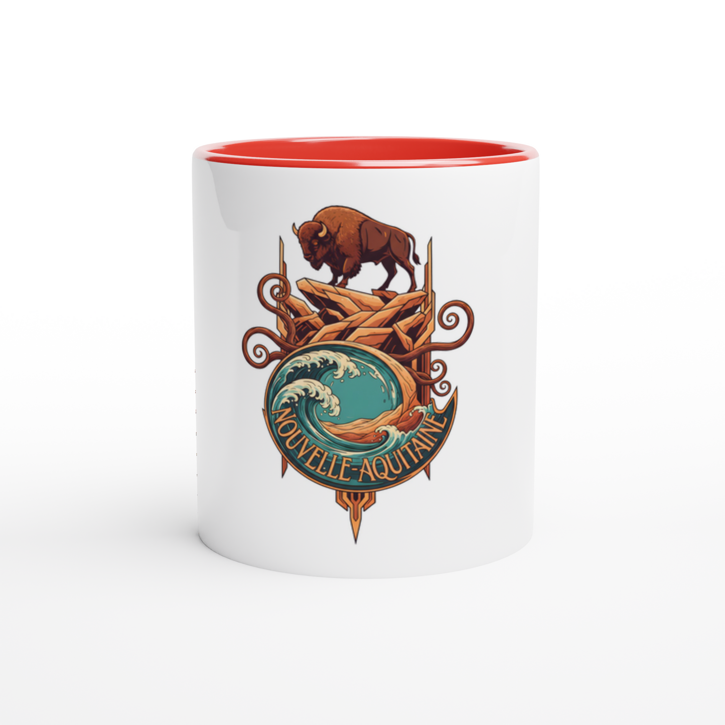 Mug en céramique nouvelle aquitaine   de 325 ml (11 oz)