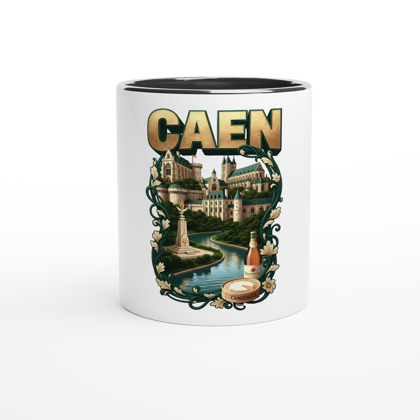 Mug en céramique Caen ville de France  de 325 ml (11 oz)