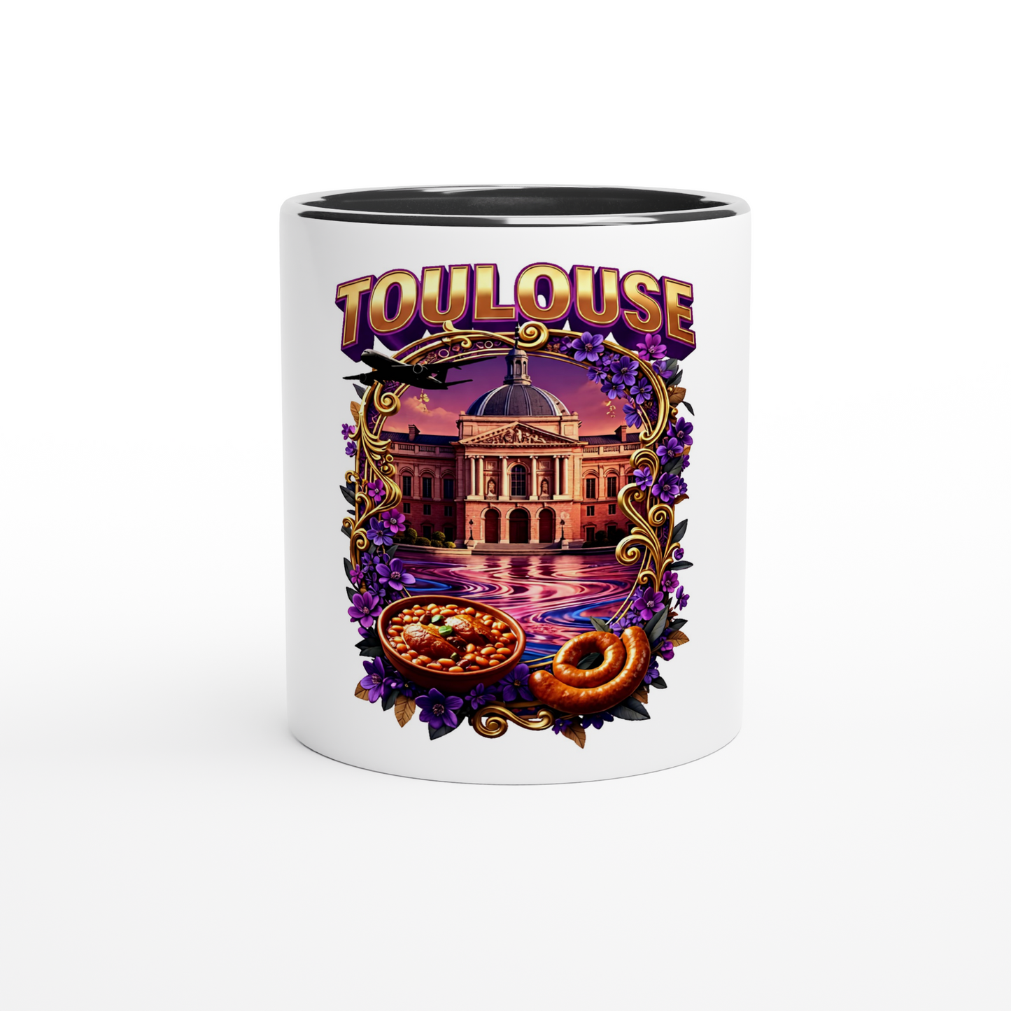 Mug en céramique Toulouse ville de France de 325 ml (11 oz)