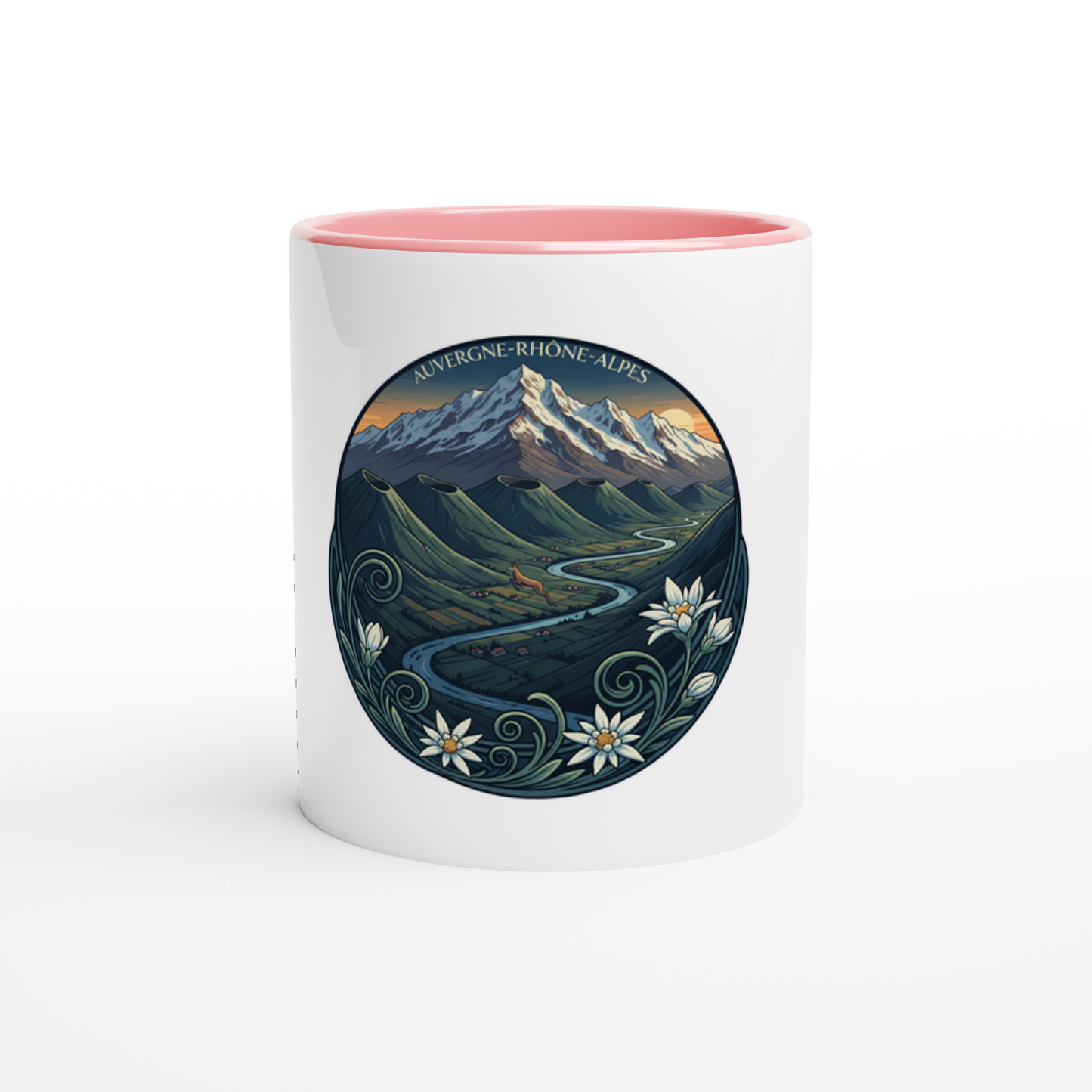 - Mug en céramiquee auvergne- Rhône- alpes  de 325 ml (11 oz)