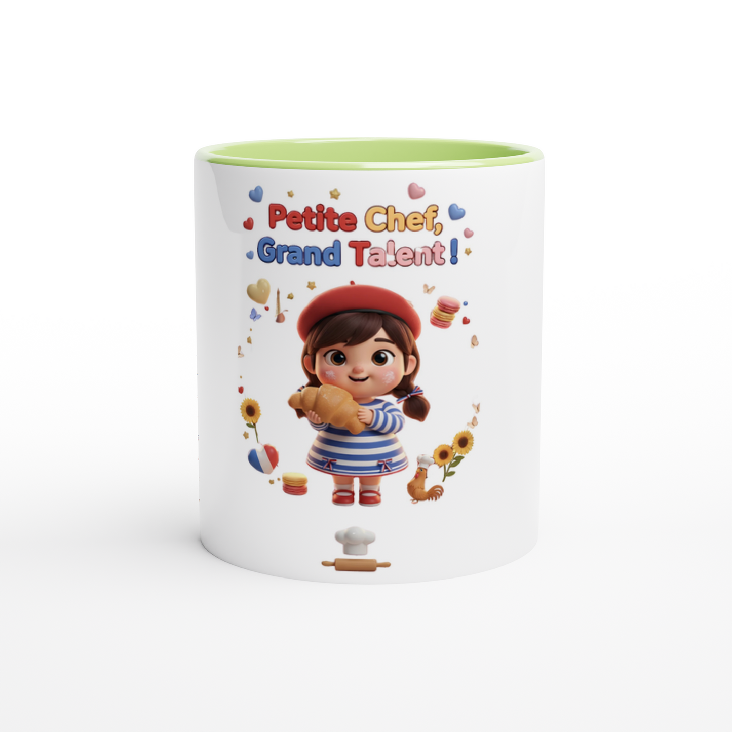 Mug en céramique petite chef grand talent  de 325 ml (11 oz)