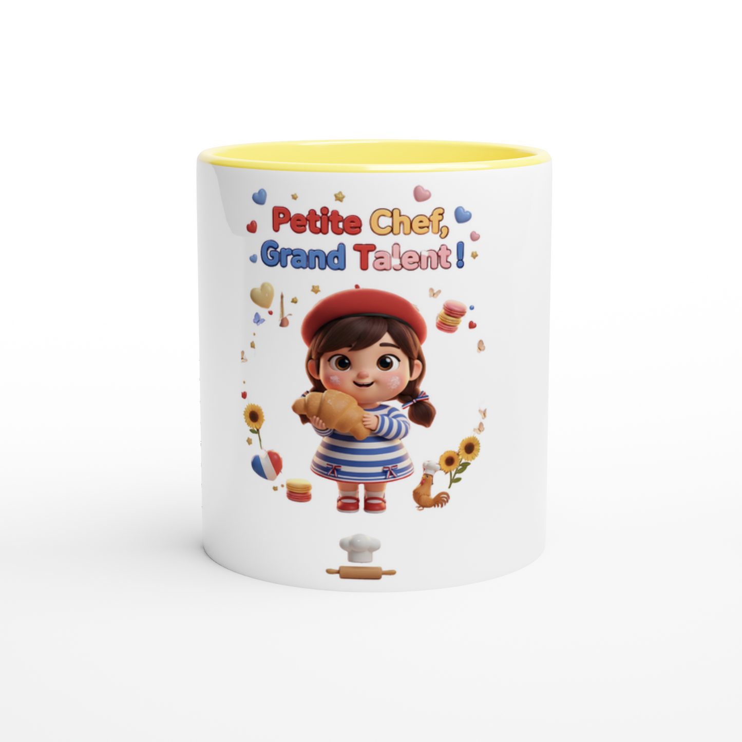 Mug en céramique petite chef grand talent  de 325 ml (11 oz)