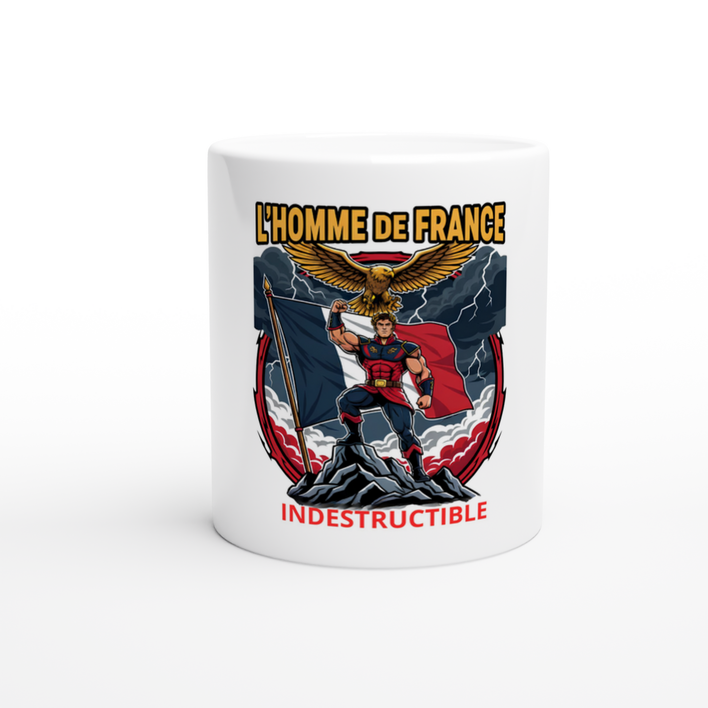 Mug en céramique homme de France  style-french  de 325 ml (11 oz)