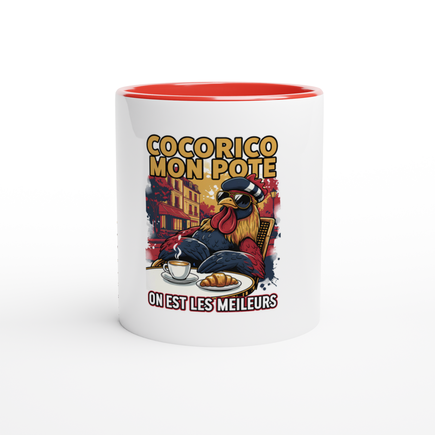 Mug en céramique  cocorico on est les meilleurs de 325 ml (11 oz)
