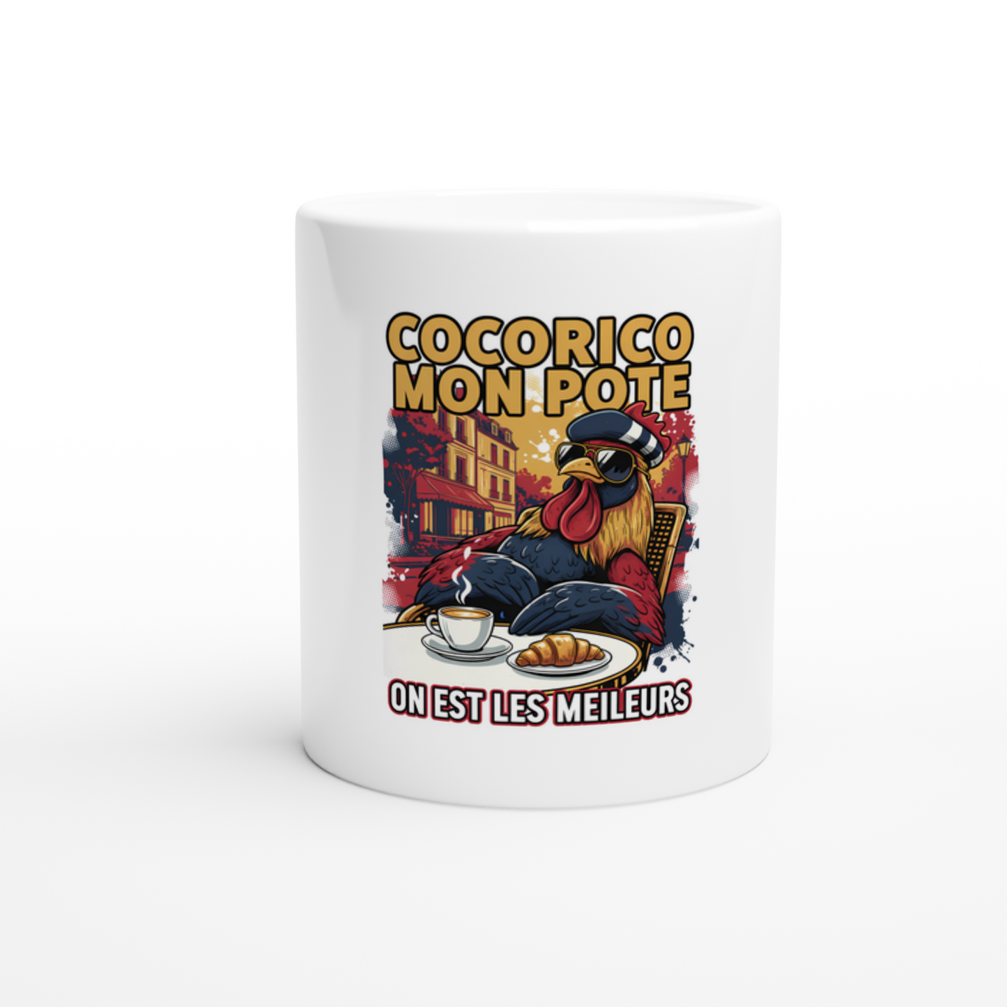 Mug en céramique  cocorico on est les meilleurs de 325 ml (11 oz)