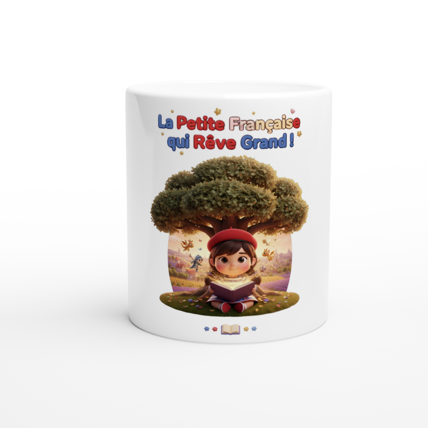 Mug en céramique petite française qui rêve grand  de 325 ml (11 oz)