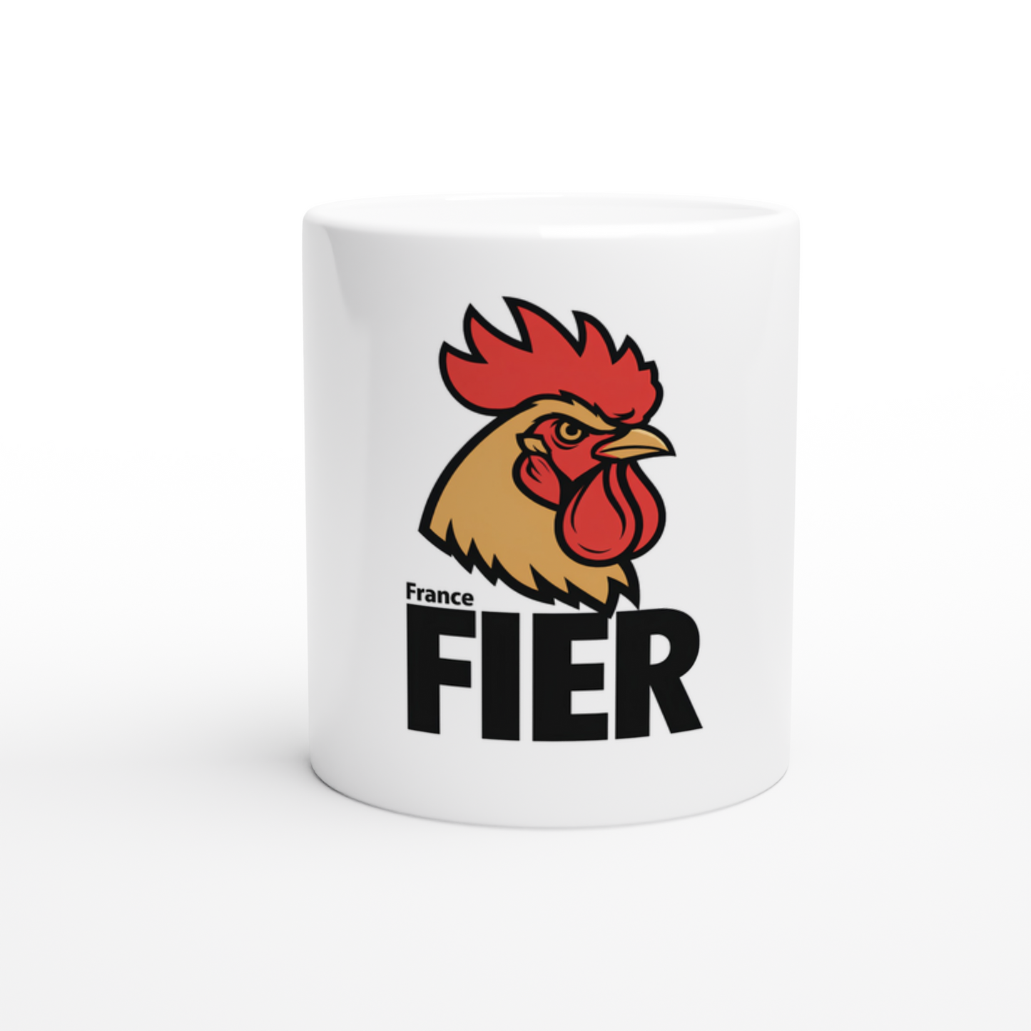 Mug en céramique France fier de 325 ml (11 oz)