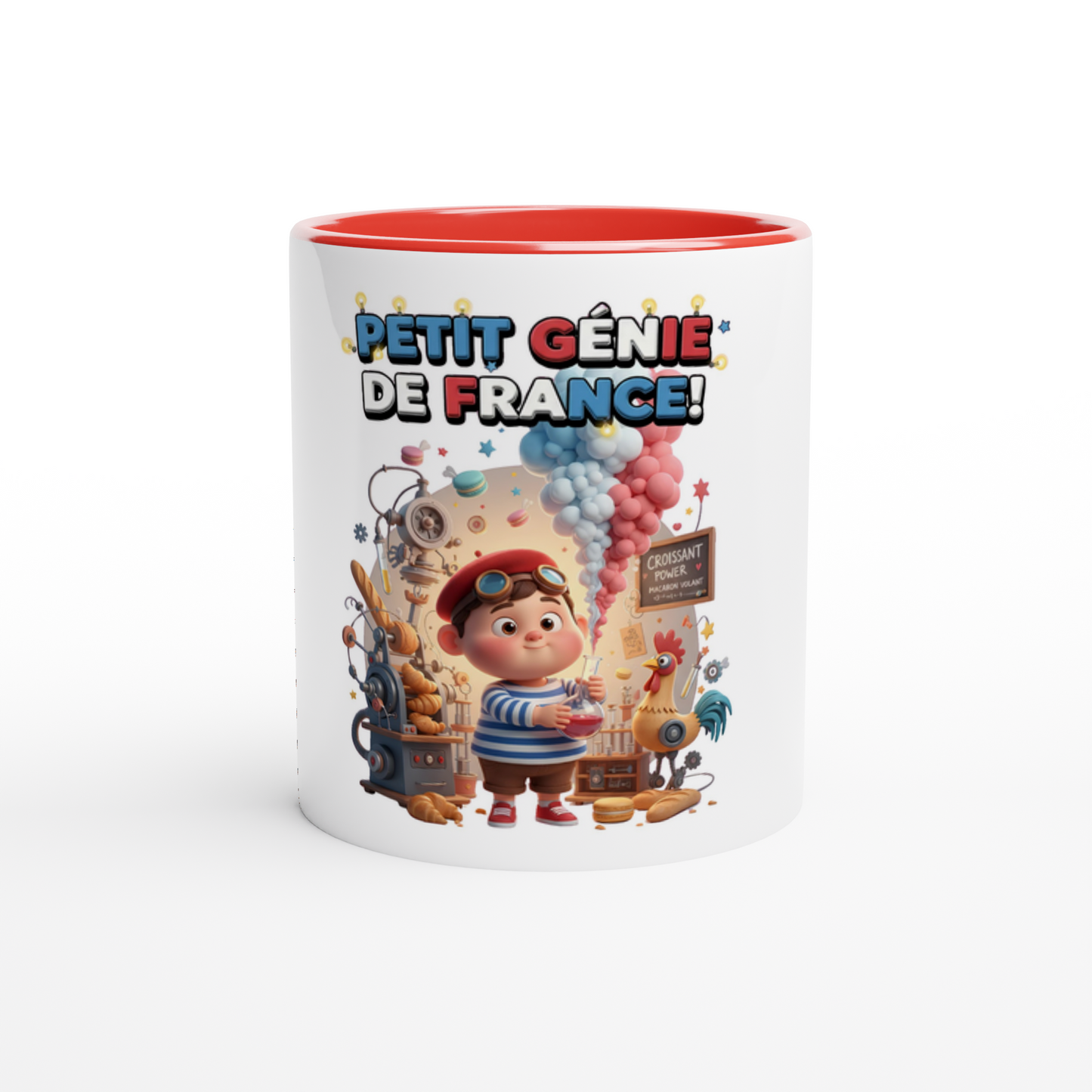 Mug en céramique petit génie Français de 325 ml (11 oz)