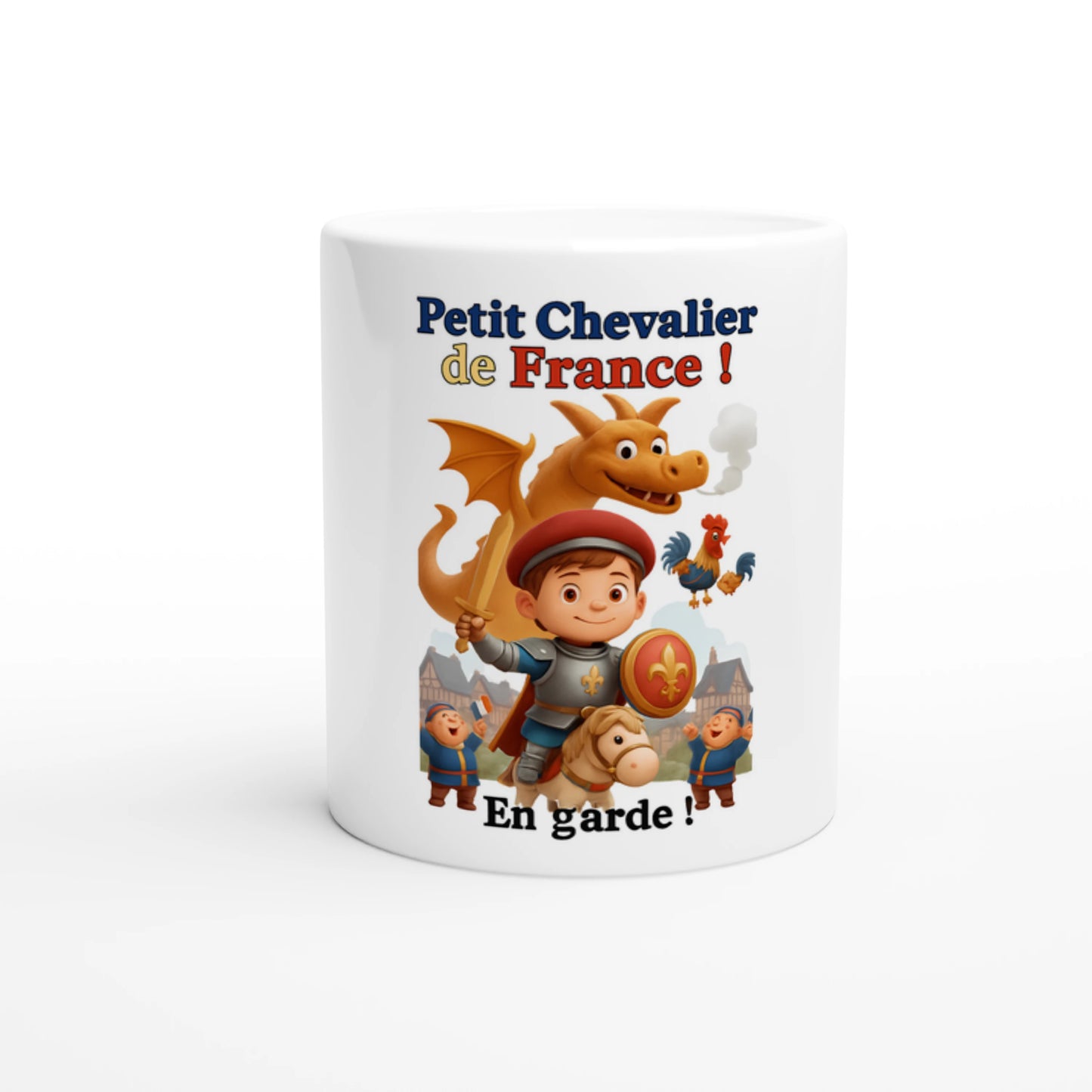 Mug en céramique petit chevalier de France  de 325 ml (11 oz)