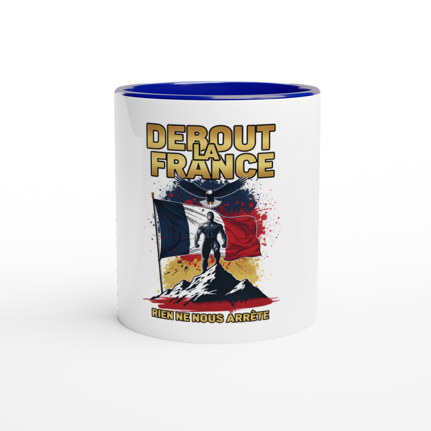 Mug en céramique debout la France  de 325 ml (11 oz)