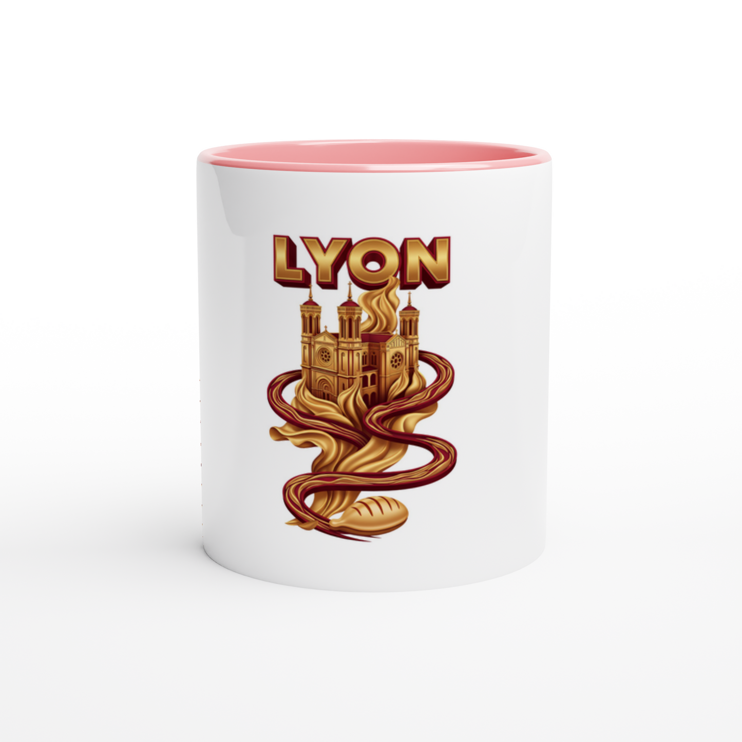 Mug en céramique Lyon  ville France de 325 ml (11 oz)