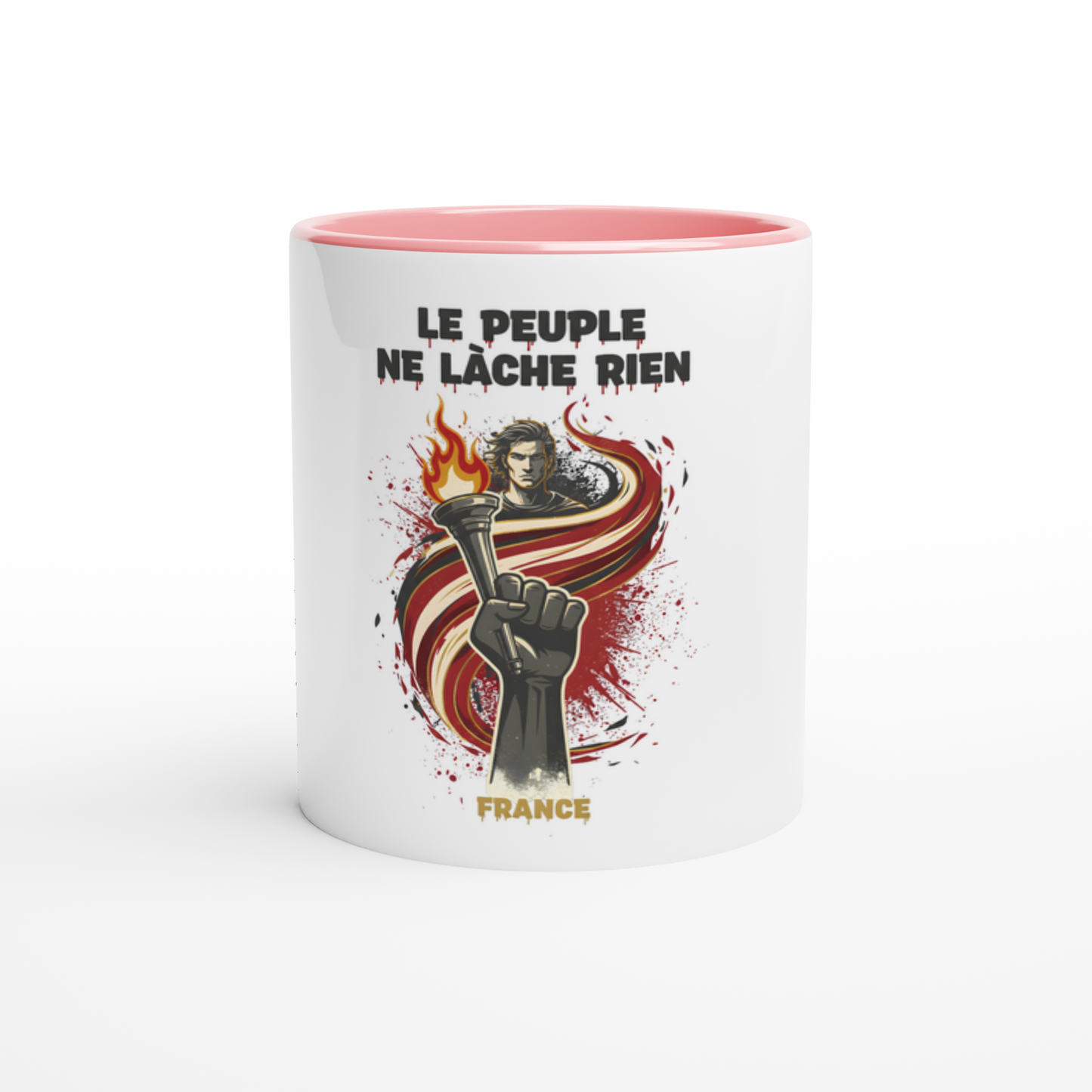 Mug en céramique le peuple lâche rien de 325 ml (11 oz)
