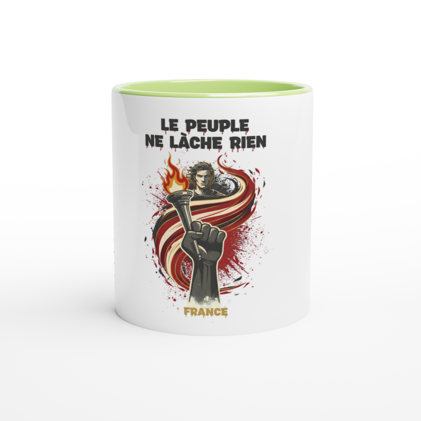 Mug en céramique le peuple lâche rien de 325 ml (11 oz)