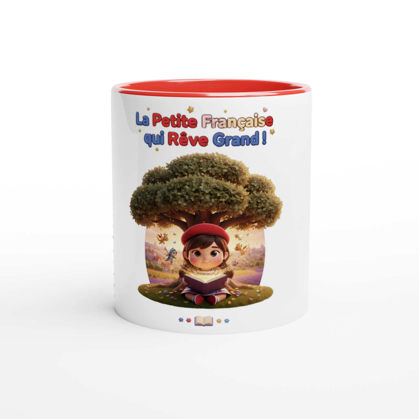 Mug en céramique petite française qui rêve grand  de 325 ml (11 oz)