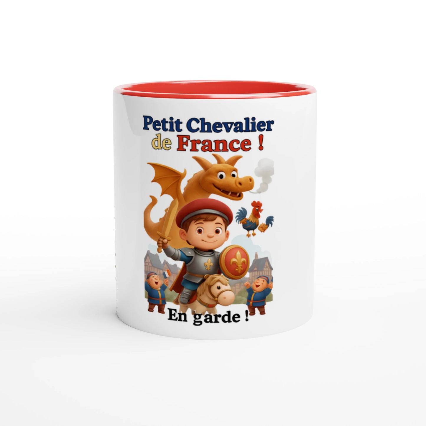 Mug en céramique petit chevalier de France  de 325 ml (11 oz)