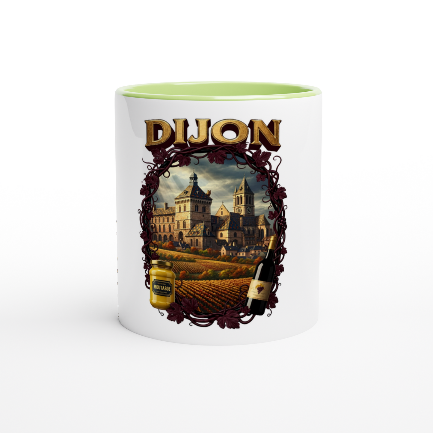 Mug en céramique Dijon ville de France   de 325 ml (11 oz)