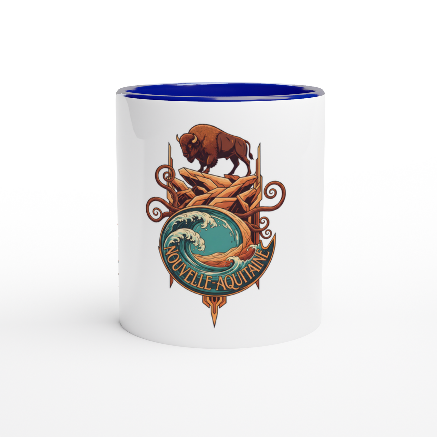 Mug en céramique nouvelle aquitaine   de 325 ml (11 oz)