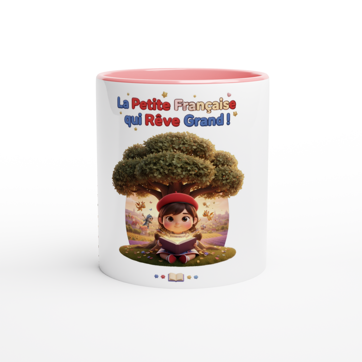 Mug en céramique petite française qui rêve grand  de 325 ml (11 oz)